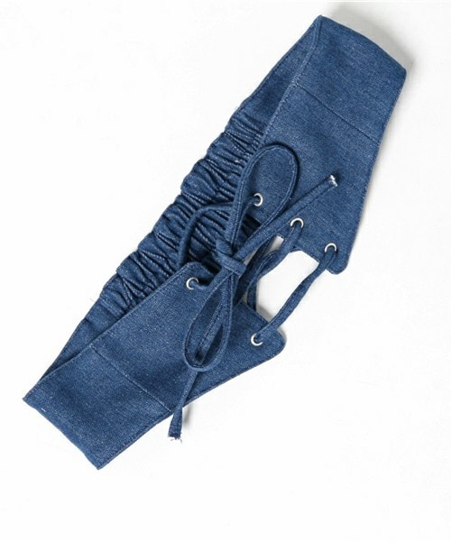 archives（アルシーヴ）の「コルセットベルト付ワイドパンツ（その他パンツ・レディース・ブルー/ネイビー・MEDIUM）」の13枚目の写真