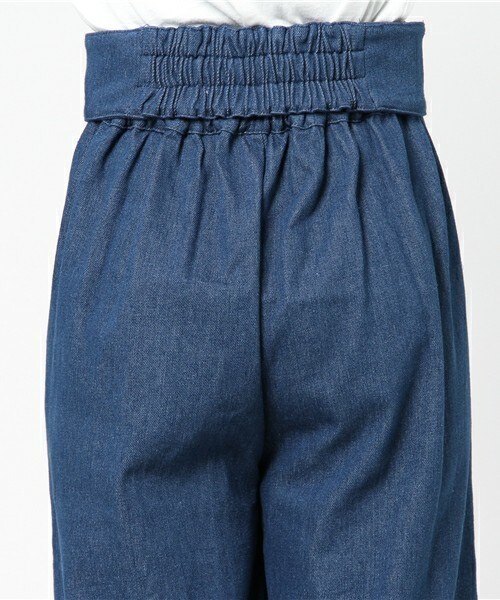 archives（アルシーヴ）の「コルセットベルト付ワイドパンツ（その他パンツ・レディース・ブルー/ネイビー・MEDIUM）」の7枚目の写真