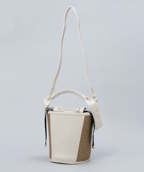 HARE（ハレ）の「ザツザイコンビBAG（バッグ・ブラック/ベージュ）」の2枚目の写真