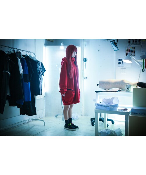 NICK NEEDLES（ニックニードルズ）の「NICK NEEDLES / BIG PARKA / RED（パーカー・その他）」の3枚目の写真