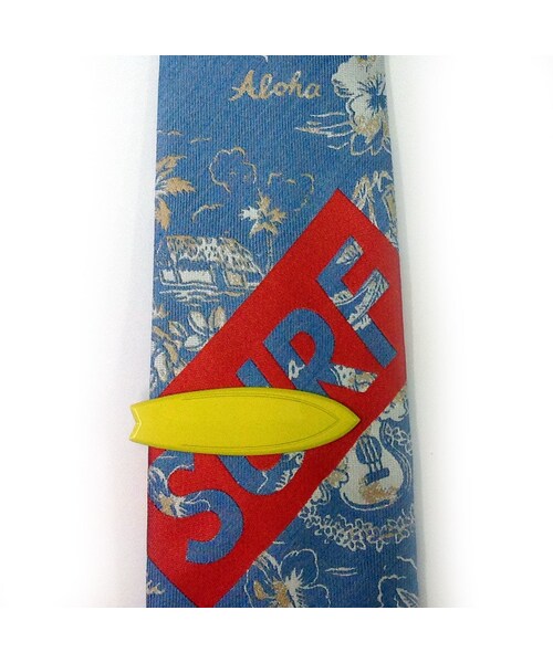 Handmade（ハンドメイド）の「タイバー タイクリップ  TIEDNISTA. タイドニスタ Surf bord（ネクタイピン・メンズ・その他）」の2枚目の写真