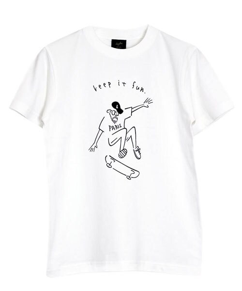 Leyline(レイライン)の「J.smith print tee(Tシャツ/カットソー・レディース・S/M/L/XL)」の1枚目の写真