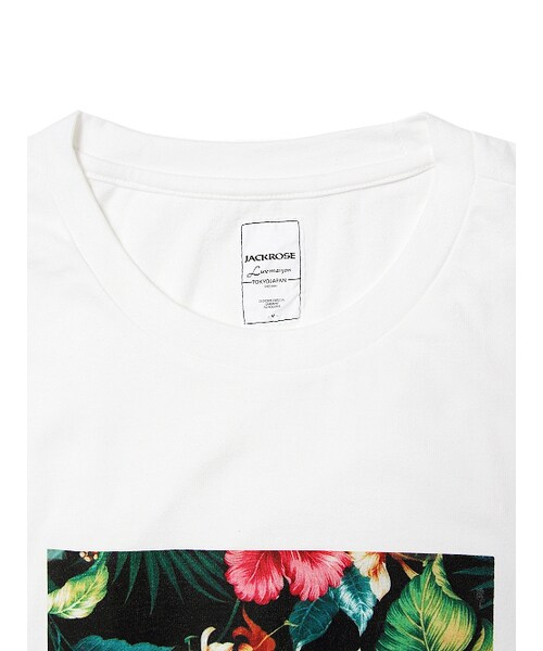 JACKROSE（ジャックローズ）の「×JACKROSE フラワー&BOXナンバリングTEE（トップス・メンズ・ホワイト×ブラック/ホワイト×レッド・M/L）」の11枚目の写真