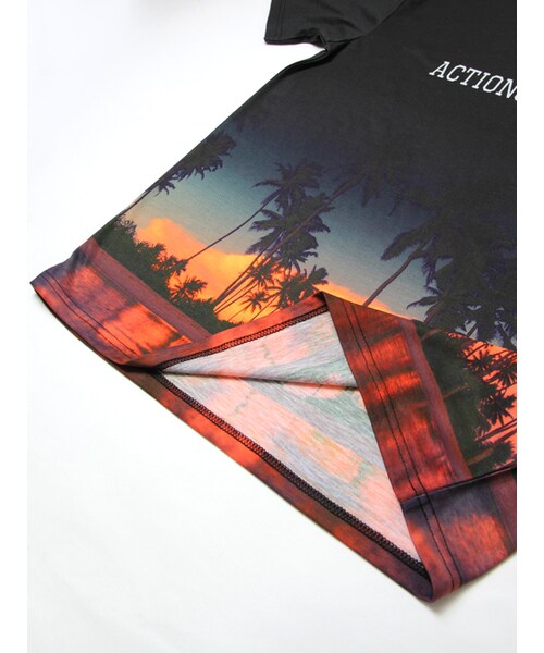 JACKROSE（ジャックローズ）の「サンセットフォト・ロゴTEE（トップス・メンズ・ブラック/ホワイト・M/L）」の12枚目の写真