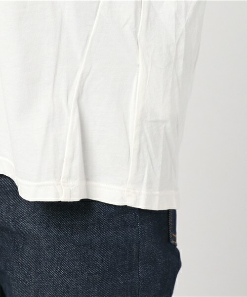 archives（アルシーヴ）の「製品染めオーバーチュニックTシャツ（Tシャツ/カットソー・レディース・オフホワイト/グリーン/パープル/ピンク・MEDIUM）」の10枚目の写真