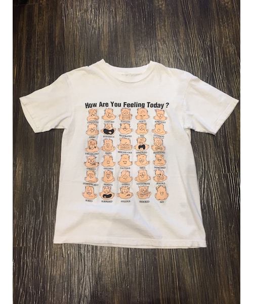 USED（ユーズド）の「T shirts　how are you feeling today?（Tシャツ/カットソー・レディース・その他）」の2枚目の写真