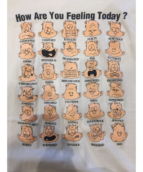 USED（ユーズド）の「T shirts　how are you feeling today?（Tシャツ/カットソー・レディース・その他）」の8枚目の写真
