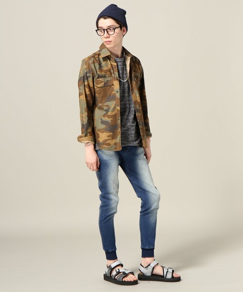 417 EDIFICE（フォーワンセブンエディフィス）の「カットデニムスウェットパンツ（パンツ・ホワイト/M/残り2点/L）」の5枚目の写真