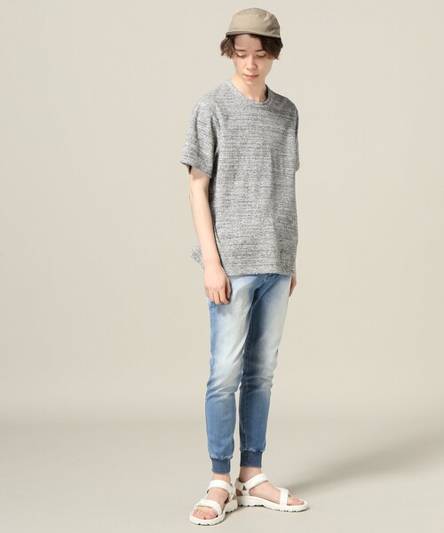 417 EDIFICE（フォーワンセブンエディフィス）の「カットデニムスウェットパンツ（パンツ・ホワイト/M/残り2点/L）」の6枚目の写真