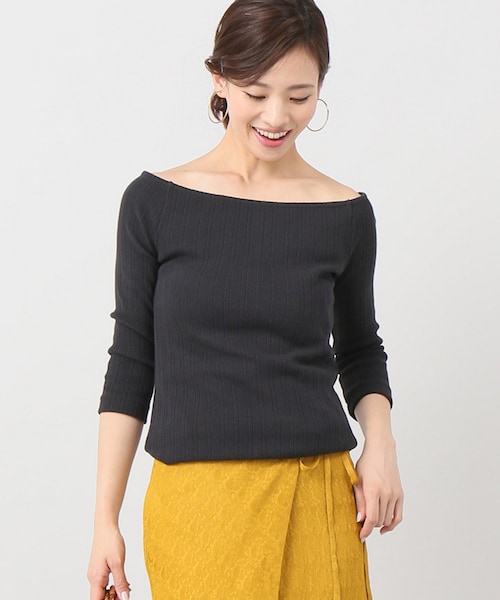 IENA（イエナ）の「JANE SMITH オフショルダープルオーバーカットソー