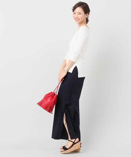 IENA（イエナ）の「JANE SMITH オフショルダープルオーバーカットソー