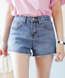 DHOLIC | カットオフデニムショートパンツ(デニムパンツ)