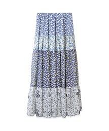 flower | patch work flower skirt～ﾊﾟｯﾁﾜｰｸﾌﾗﾜｰｽｶｰﾄ(スカート)