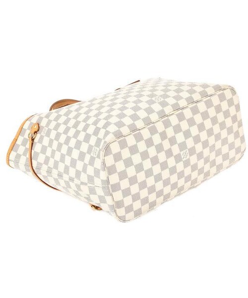 LOUIS VUITTON(ルイヴィトン)の「Damier Azur Canvas Neverfull MM Bag(トートバッグ・レディース・White)」の5枚目の写真