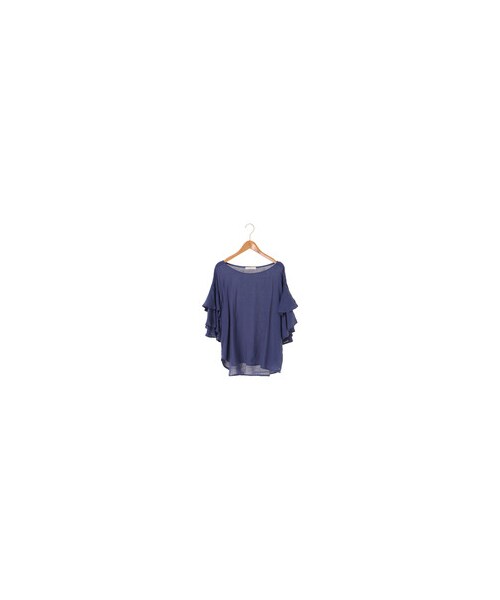Green　Parks（グリーンパークス）の「【Special Price】・袖ティアードフリルブラウス（トップス・オフホワイト/ピンク/イエロー/ブルー・F）」の2枚目の写真