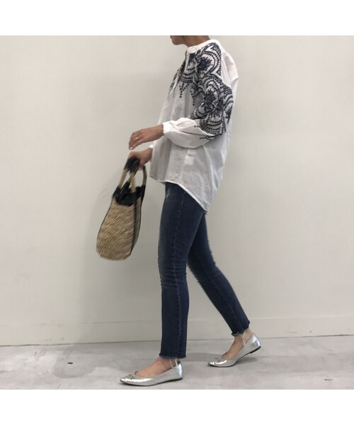 copine（コピン）の「★再入荷★パンチング刺繍ブラウス【クリックポスト対象商品】（シャツ/ブラウス・レディース・その他）」の6枚目の写真