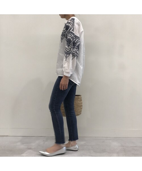 copine（コピン）の「★再入荷★パンチング刺繍ブラウス【クリックポスト対象商品】（シャツ/ブラウス・レディース・その他）」の8枚目の写真