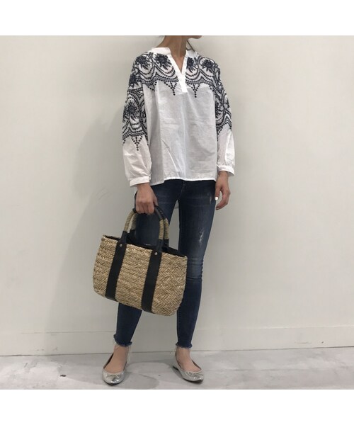 copine（コピン）の「★再入荷★パンチング刺繍ブラウス【クリックポスト対象商品】（シャツ/ブラウス・レディース・その他）」の7枚目の写真