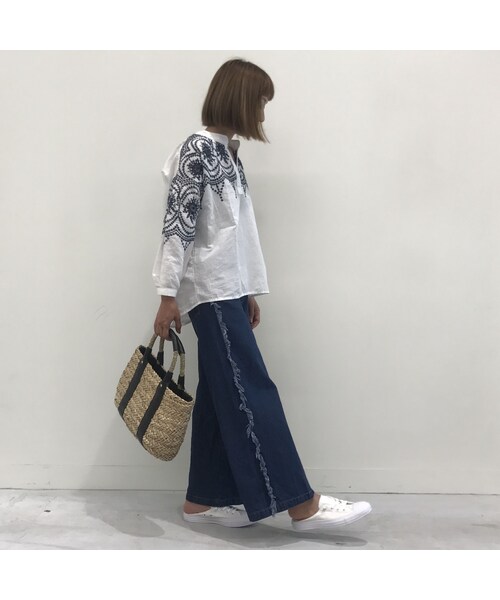 copine（コピン）の「★再入荷★パンチング刺繍ブラウス【クリックポスト対象商品】（シャツ/ブラウス・レディース・その他）」の14枚目の写真