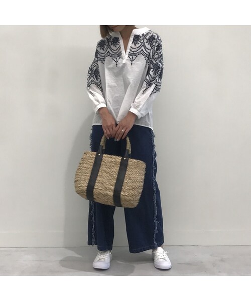 copine（コピン）の「★再入荷★パンチング刺繍ブラウス【クリックポスト対象商品】（シャツ/ブラウス・レディース・その他）」の12枚目の写真