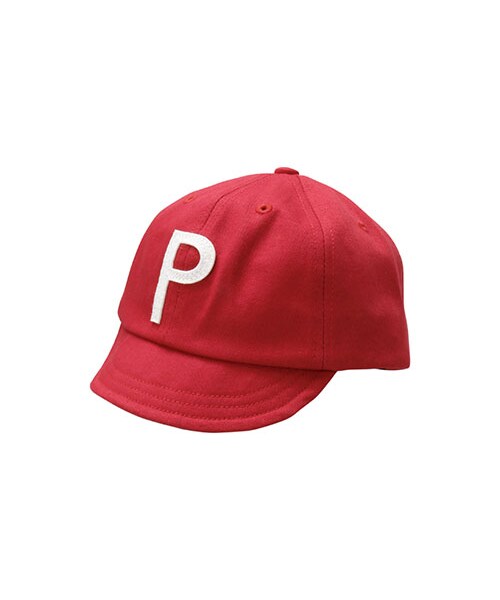 BRANSHES(ブランシェス)の「アルファベットワッペン ツイルキャップ(キャップ・キッズ・グレー/カーキグリーン/レッド/ネイビーブルー/ホワイト・S~L)」の5枚目の写真