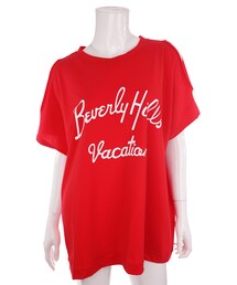 Bobon21 | 袖スリオーバーサイズTシャツ(Tシャツ/カットソー)