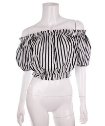 Bobon21 | オフショルダーパフトップス(Tシャツ/カットソー)