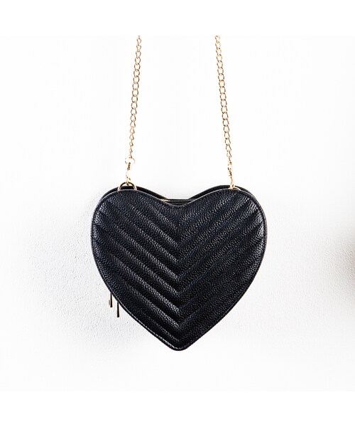 Crayme,（クレイミー）の「Heart Chain Shoulder（ショルダーバッグ・レディース・レッド/ブラック・FREE）」の2枚目の写真