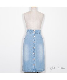 Crayme, | Decadence Rose Denim Skirt(デニムスカート)