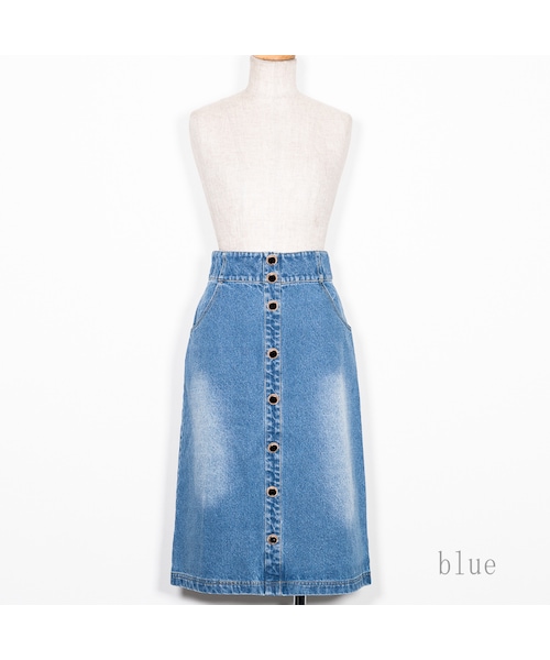 Crayme,（クレイミー）の「Decadence Rose Denim Skirt（デニム