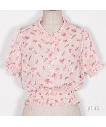 Crayme, | Flower Chiffon Blouse(シャツ/ブラウス)