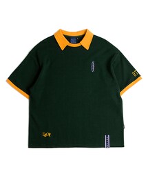 ROMANTIC CROWN | Day off collar T shirts_Green(その他)