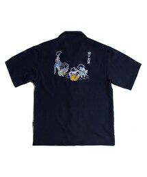 ROMANTIC CROWN | 단오풍정 Souvenir shirts_Navy(その他)