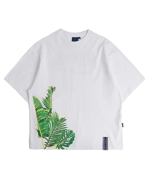 ROMANTIC CROWN(ロマンティッククラウン)の「Tropical Wide T shirt_White(その他・メンズ・기타)」の1枚目の写真