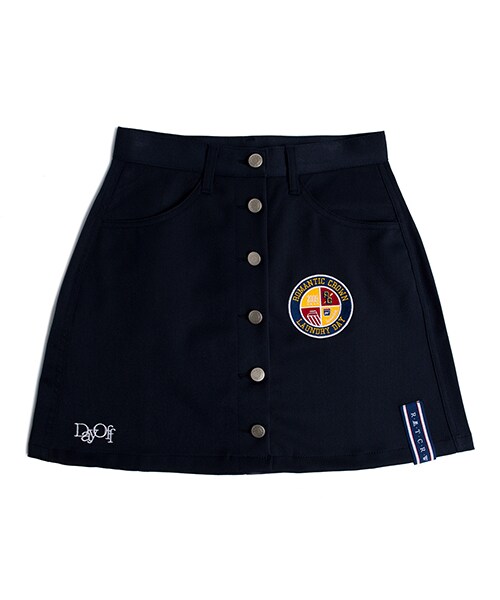 ROMANTIC CROWN(ロマンティッククラウン)の「Day off button skirt_Navy(その他・メンズ・기타)」の1枚目の写真