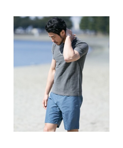 URBAN RESEARCH Sonny Label（アーバンリサーチサニーレーベル）の「USAcottonスラブクルーネックTシャツ（その他・メンズ・カーキ/ネイビー/レッド/ブラック/オフ・M/L）」の16枚目の写真