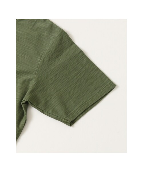 URBAN RESEARCH Sonny Label（アーバンリサーチサニーレーベル）の「USAcottonスラブクルーネックTシャツ（その他・メンズ・カーキ/ネイビー/レッド/ブラック/オフ・M/L）」の22枚目の写真