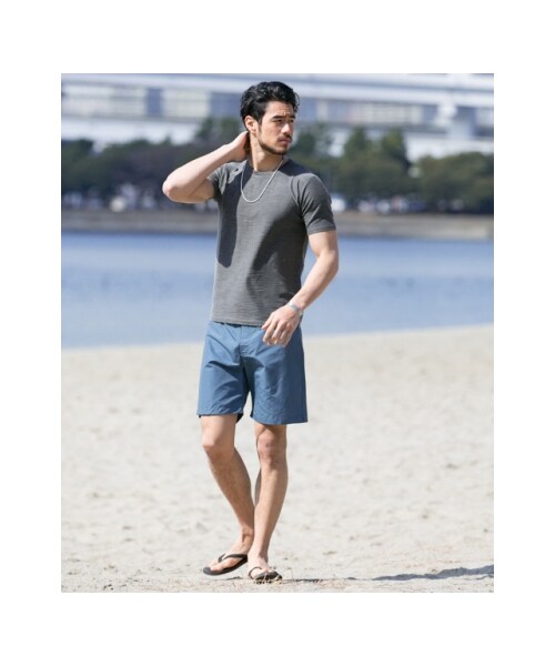 URBAN RESEARCH Sonny Label（アーバンリサーチサニーレーベル）の「USAcottonスラブクルーネックTシャツ（その他・メンズ・カーキ/ネイビー/レッド/ブラック/オフ・M/L）」の17枚目の写真