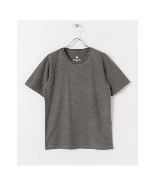 URBAN RESEARCH Sonny Label（アーバンリサーチサニーレーベル）の「USAcottonスラブクルーネックTシャツ（その他・メンズ・カーキ/ネイビー/レッド/ブラック/オフ・M/L）」の3枚目の写真