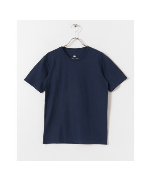 URBAN RESEARCH Sonny Label（アーバンリサーチサニーレーベル）の「USAcottonスラブクルーネックTシャツ（その他・メンズ・カーキ/ネイビー/レッド/ブラック/オフ・M/L）」の4枚目の写真