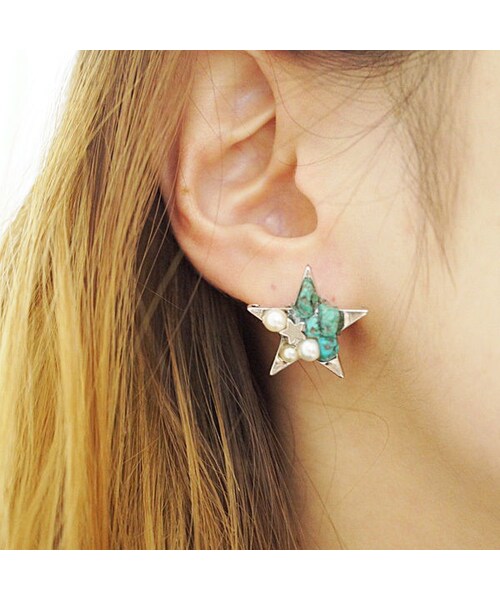 KiRi（キリ）の「Spica（ピアス（両耳用）・レディース・シルバー/ゴールド・Free）」の4枚目の写真