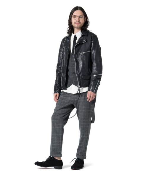 M01-051-0710-129　glamb グラム Lawrence ska JKT ローレンススカジャケットスカジャケット スカジャン 4 glamb（グラム）の「Velvety pants（）」 - WEAR