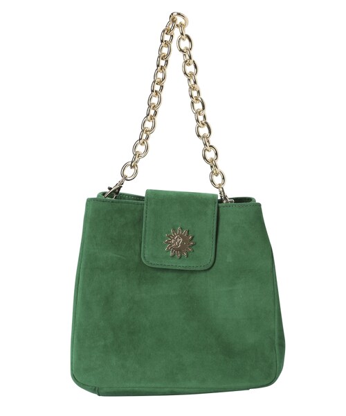 EVRIS（エヴリス）の「ボリュームチェーンハンドBAG（バッグ・レディース・ブラック/マスタード/グリーン/パープル・F）」の2枚目の写真