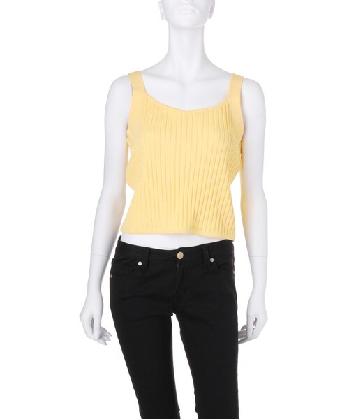 FLOVE(フローブ)の「リブニットビスチェ(トップス・レディース・ピンク/イエロー・F)」の10枚目の写真