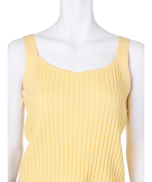 FLOVE(フローブ)の「リブニットビスチェ(トップス・レディース・ピンク/イエロー・F)」の13枚目の写真