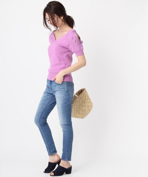 Andemiu（アンデミュウ）の「スタイルセレクトスキニーパンツ（パンツ・ブルー/ライトブルー/ダークブルー・ブルー80:S(身長167cm・46kg) ライトブルー82:S(身長167cm・46kg) ダークブルー89:S(身長167cm・46kg)）」の17枚目の写真