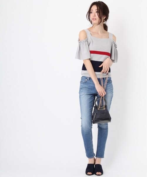 Andemiu（アンデミュウ）の「スタイルセレクトスキニーパンツ（パンツ・ブルー/ライトブルー/ダークブルー・ブルー80:S(身長167cm・46kg) ライトブルー82:S(身長167cm・46kg) ダークブルー89:S(身長167cm・46kg)）」の14枚目の写真