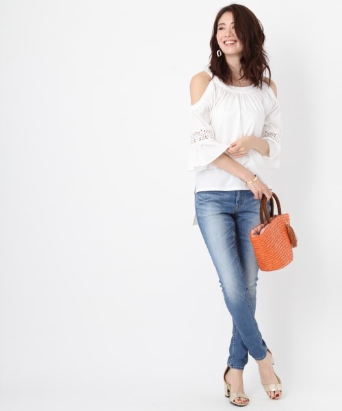 Andemiu（アンデミュウ）の「スタイルセレクトスキニーパンツ（パンツ・ブルー/ライトブルー/ダークブルー・ブルー80:S(身長167cm・46kg) ライトブルー82:S(身長167cm・46kg) ダークブルー89:S(身長167cm・46kg)）」の10枚目の写真