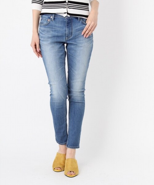 Andemiu（アンデミュウ）の「スタイルセレクトスキニーパンツ（パンツ・ブルー/ライトブルー/ダークブルー・ブルー80:S(身長167cm・46kg) ライトブルー82:S(身長167cm・46kg) ダークブルー89:S(身長167cm・46kg)）」の2枚目の写真