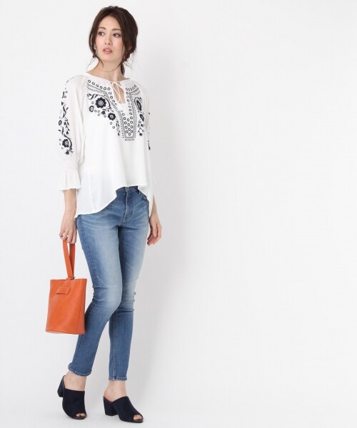 Andemiu（アンデミュウ）の「スタイルセレクトスキニーパンツ（パンツ・ブルー/ライトブルー/ダークブルー・ブルー80:S(身長167cm・46kg) ライトブルー82:S(身長167cm・46kg) ダークブルー89:S(身長167cm・46kg)）」の18枚目の写真